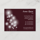Carte De Visite Star Strands - Dark Brown (Dos)