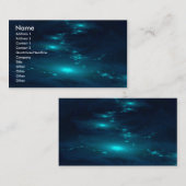 Carte De Visite Star Valley Art moderne Abstrait fractal (Devant / Derrière)