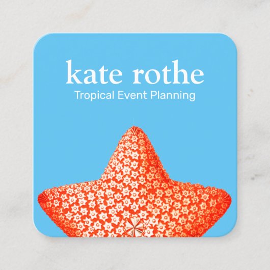 Carte de visite Starfish (Devant)