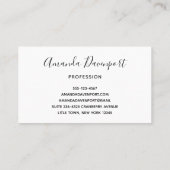 Carte De Visite Starfish sur une plage de sable Photo (Dos)