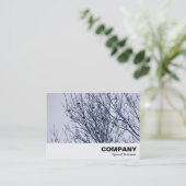 Carte De Visite Starlings dans un arbre (Debout devant)