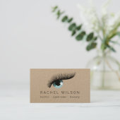 Carte De Visite starry eyelash artiste de maquillage rustique (Debout devant)