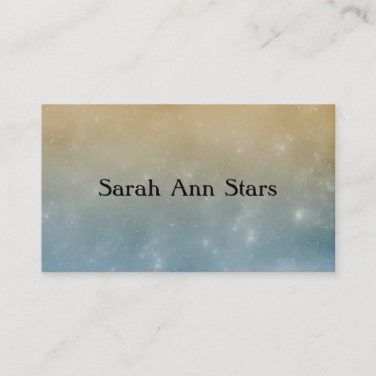 Carte De Visite Starry Sky (Devant)