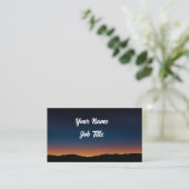 Carte De Visite Starry Sky Paysage (Debout devant)