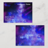 Carte De Visite Stars Ciel nocturne Midnight Rose Flare (Devant / Derrière)