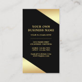 Carte De Visite Stars Confetti Parfum Or Huile Bouteille de parfum (Dos)