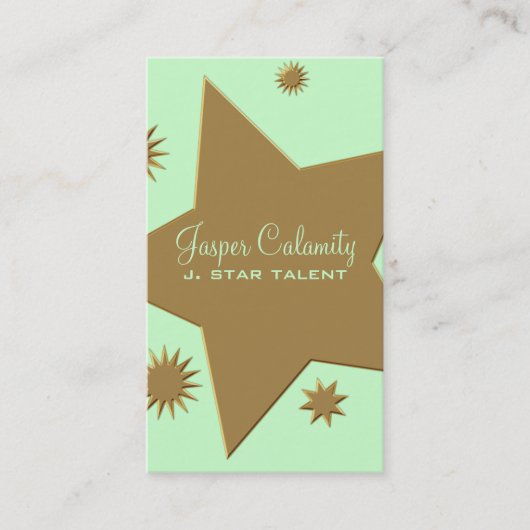 Carte de visite Stars et Stars (Devant)