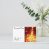 Carte De Visite Stars Night Sky Midnight Flame (Debout devant)