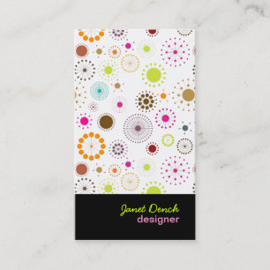 Carte De Visite Stars Rétro PixDezines