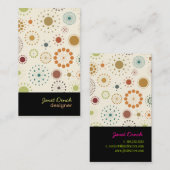 Carte De Visite Stars Rétro PixDezines (Devant / Derrière)