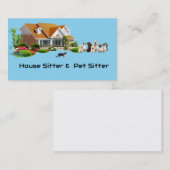 Carte De Visite Station de travail et baby-sitter (Devant / Derrière)