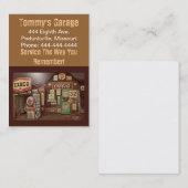 Carte De Visite Station service/carte de visite des véhicules à (Devant / Derrière)