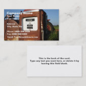 Carte De Visite Station service de route de campagne (Devant / Derrière)