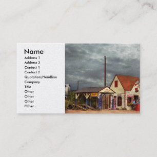 Carte De Visite Station-service - Mix et Match Gas 1939