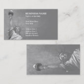 Carte De Visite statue de la liberté (Devant / Derrière)