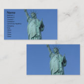 Carte De Visite Statue de la Liberté (Devant / Derrière)