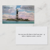 Carte de visite - statue de la liberté (Devant / Derrière)