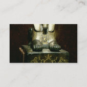 Carte De Visite Statuette d'un sphinx du Roi Tuthmosis III, (Dos)