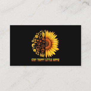 Carte De Visite Stay Trippy Funny Little Peace Sign Love Hippie Su