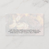 Carte De Visite Steak et champignons | Couteaux boucher (Dos)