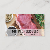 Carte De Visite Steak et épices (Devant)
