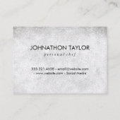 Carte De Visite Steak et oeufs (Dos)