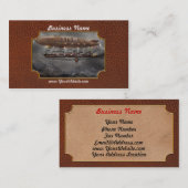 Carte De Visite Steampunk - Dirigeable - Aéronef Maximus (Devant / Derrière)