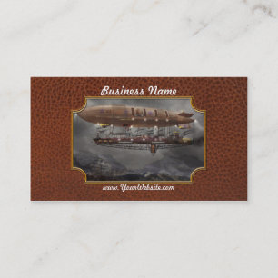 Carte De Visite Steampunk - Dirigeable - Aéronef Maximus