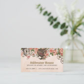Carte De Visite Steampunk floral (Debout devant)