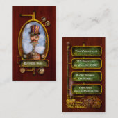 Carte De Visite Steampunk - intégré (Devant / Derrière)