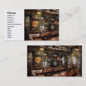 Carte De Visite Steampunk - L'atelier (Devant / Derrière)