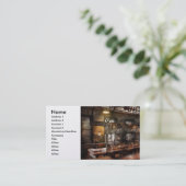 Carte De Visite Steampunk - L'atelier (Debout devant)