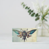 Carte De Visite Steampunk mécanique Vintage industriel Cyberpunk (Debout devant)