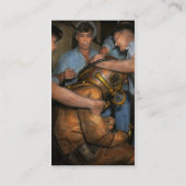 Carte De Visite Steampunk - Plongeur - Une charge de mes épaules 1 (Dos)