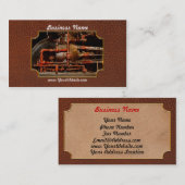 Carte De Visite Steampunk - Rêves creux (Devant / Derrière)