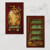Carte De Visite Steampunk - rucher - la ruche (Devant / Derrière)