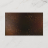 Carte De Visite Steampunk Rusty Background (Dos)