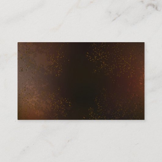 Carte De Visite Steampunk Rusty Background (Dos)