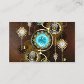 Carte De Visite Steampunk Rusty Background (Devant)