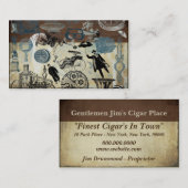 Carte De Visite Steampunk victorien (Devant / Derrière)
