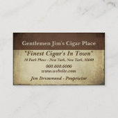 Carte De Visite Steampunk victorien (Dos)