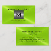 Carte De Visite Steel metal (Devant / Derrière)