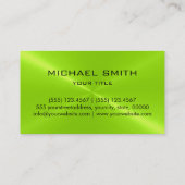 Carte De Visite Steel metal (Dos)