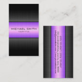 Carte De Visite Steel metal (Devant / Derrière)