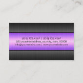 Carte De Visite Steel metal (Dos)