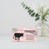 Carte De Visite Steer | Couper les steaks (Debout devant)