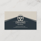 Carte De Visite Steering Wheel - Driving School (Devant)