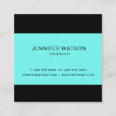 carte de visite stéréo Vintage (Dos)