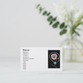 Carte De Visite Stéthoscope et pilules (Debout devant)