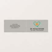 Carte De Visite Stethoscope | Santé | Docteur (Extérieur déplié)
